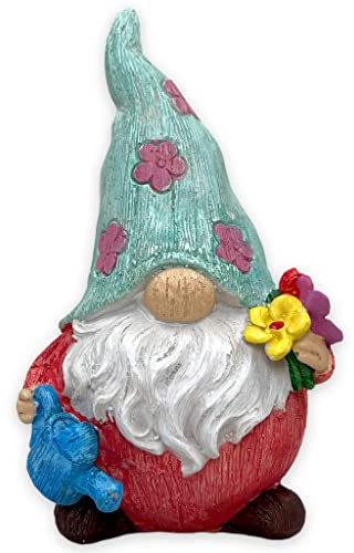 MIJOMA GNOME GNOME Dwarf - Nano da giardino, decorazione da giardino, motivo gnomo, per giardino, decorazione per la casa, per il balcone, 22 cm