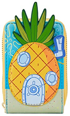 Loungefly Geldbörse Spongebob Schwammkopf Ananas Haus Akkordeon Offizielle Einheitsgröße