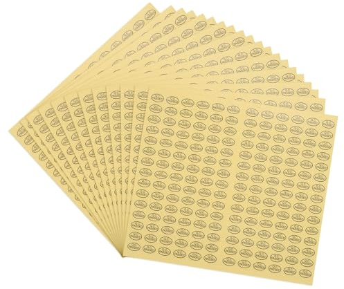 QUARKZMAN Adesivi con Approvazione QC Etichette Adesive di Forma Ovale 9 x 13mm per Controllo Qualità Inventario Stock Magazzino 45pz Trasparente