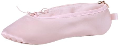 Ukbzxcmws Estuche único con forma de zapato de ballet de gran capacidad, organizador de cosméticos, práctica bolsa de almacenamiento para bolígrafos y maquillaje, b