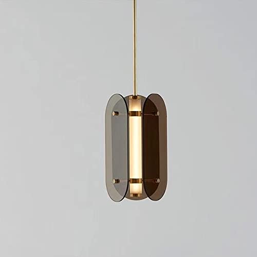 Nordic Arch Pendant Lamp Postmodern Luxury Restaurant Creative Glass Pendant Light Bedroom Bedside Small Chandelier Personality Coffee Table Ceiling Hanging Lamp Auspicious clouds