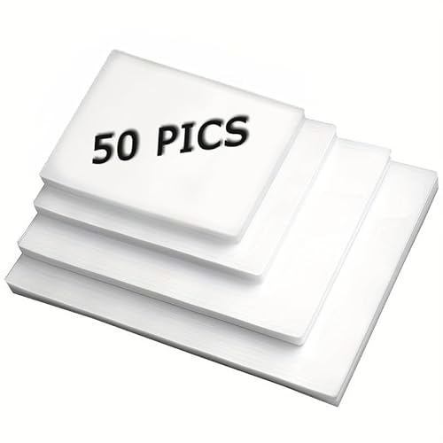 BAYGE Láminas de laminación de 160 micras (2 x 80 micras), 50 unidades A3, A4, A5 A6, diferentes tamaños, papel plastificado para uso en la escuela o la oficina (50 bolsas laminadas)