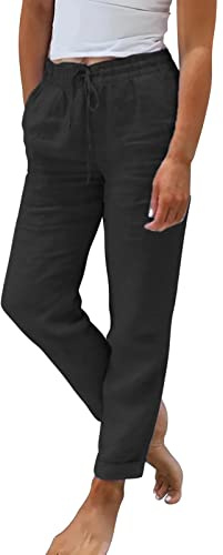 Leinenhose Damen Sommer leichte Sommerhose Damen italienische Meine bestellungen gutschein zum ausdrucken Weite Sommerhose Deals of The Day leichte Sommerhose mädchen Zweiteiler leinen extra