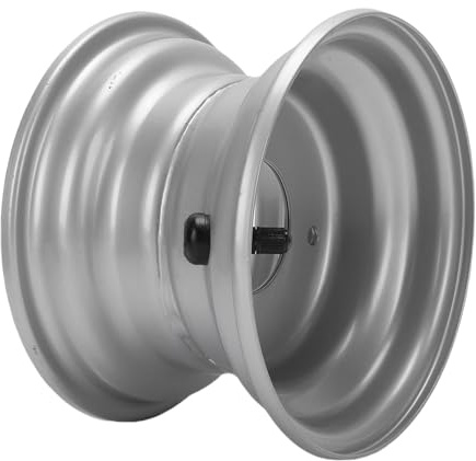 AKLOSIPY 145/70-6 Go Kart Hjulfälg, Universell ATV-fälg, Förbättrad Dragkraft för Fyrhjuling, Elegant Utseende med 3 Hål, 6-tums ATV-fälg i Stål för åkklippare, Kompatibel med de Flesta