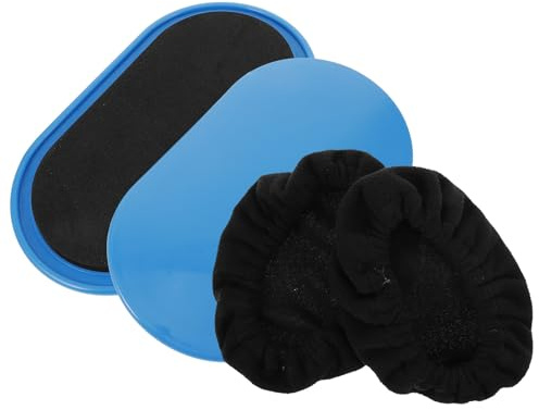KOCKSHION Attrezzatura per Esercizi Dischi Scorrevoli Ovali per Allenamento Indoor e Ginnastica Aerobica Tappetino Scorrevole