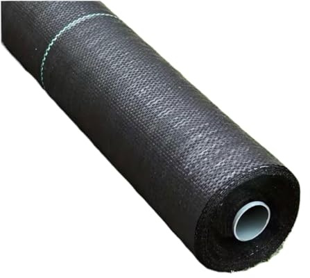 NIUSABOU Tela antihierbas para jardín, Rollo de Cubierta Suelo Tela for Control malezas, 1m x (20-200) m(1m x 20m)