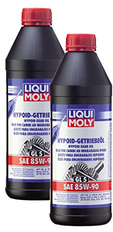 2x LIQUI MOLY 1035 Hypoid-Getriebeöl (GL5) SAE 85W-90 MB 235.0 1L