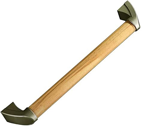 ALDEPO Haltegriffe Armlehne Handlauf Treppe Outdoor Holz Wasserdichte Schienen Bad und Dusche Wandgriff und WC 34 cm (Größe: 54 cm)