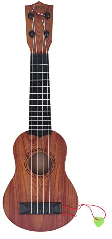 Ukulelegitarr för Barn, 4-strängad Gitarr för Barn Musikleksak Pedagogisk Inlärning Musikinstrument Present för Nybörjare Nybörjare (Typ 2)