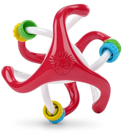 Baby Einstein Pelota Sensorial Slide & Swirl - Juguete Multisensorial con Cuentas de Colores para Bebés 3+ Meses