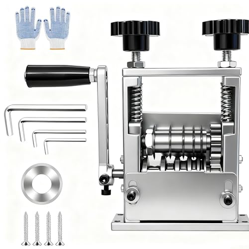 TINMAGI Spellacavi Elettrici, Macchina Spelafili per Cavi da 3-17mm, Spelacavi Manuale con 6 Canali e 5 Lame, Sguainacavi per Il Riciclaggio dei Fili di Scarto, Spelacavi 5 Fili Contemporaneamente