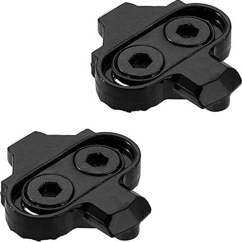 Bike Fahrrad Schuhplattenset, SPD Compatible Bike Pedal Cleats, Pedalplatten Fahrradzubehör Set
