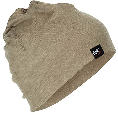 Fox Outdoor Beanie, Merino Lite, (Coyote tan)