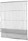 Ventanara® Fenster Raffrollo tageslicht Raffgardine Faltvorhang Montage ohne Bohren inklusive Klemmträger (60 x 130 cm, grau Blickdicht)