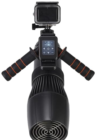 Generisch Elektrischer Unterwasser-Scooter, 40 m Freitauchen, Schnorcheln, Meer-Scooter, geeignet für Pool, Schnorcheln, Meeresabenteuer, Rettung – 500 W, 4400 mAh