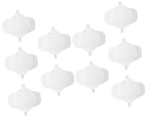 OATIPHO 10 Pezzi Assorbenti Mestruali in Cotone Riutilizzabili Lavabili con Bottone Nascosto e Traspirante Antileak per Donne e Puerpere di Protezione Intima in Confortevole e Sottile