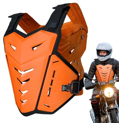 Gilet protettivo per la schiena da moto, protezione per il petto, abbigliamento protettivo per moto ATV equipaggiamento di sicurezza per sci pattinaggio uomini e donne
