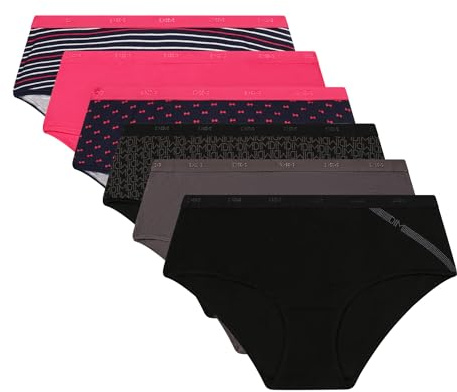 Dim Boxer Femme Les Pockets Coton Stretch Colorés x6