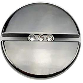 Sjzwt 10pcs Buttons Diamant-Metallknopf 20mm/23mm/25mm runde Knöpfe Anzug Kaschmirmantel Nähen Dekoration, Gun schwarz, 20MM