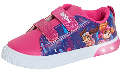 Paw Patrol Mädchen leuchtende Turnschuhe Kinder Skye blinkende Lichter Sportschuhe Pumps, rose, 31 EU