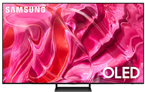 SAMSUNG 77-Inch Class OLED 4K S90C Series Quantum HDR, Dolby Atmos Object Tracking Sound Lite, Ultra Thin, Q-Symphony 3.0, Gaming Hub, Smart TV with Alexa Built-in (QN77S90C, 2023 Model)