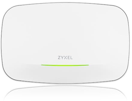 Zyxel WiFi 7 BE11000 Access Point | 2X 2.5G Ethernet Ports | PoE+ | Triple Radio | Mesh | PTP Bridge | Cloud, App or Direct Management | USB C Power (Not Included) | TAA Compliant [NWA130BE]