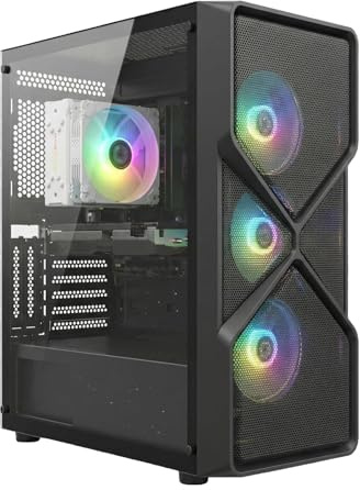 STGsivir PC Gamer Fixe,Ordinateur Gaming,GeForce RTX 2060 Super 8Go GDDR6,Core i7 up to 4.0Ghz,32Go DDR4,1To SSD,WiFi 6,BT5.0,Ventilateur RGB x3,Windows11 Pro