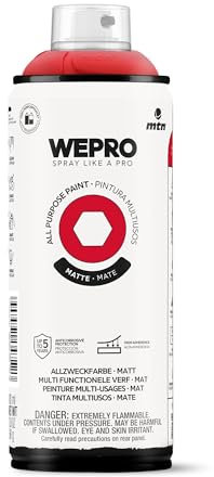 MTN WEPRO Solvent Mate WP-300 Rojo Tango, Spray 400ml