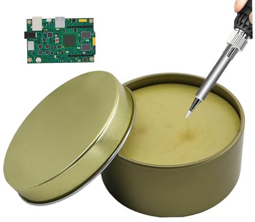 Flux de soudage, flux de soudure, pâte 100 g, pâte soudure en fer fuite pour les machines précision, électronique, métaux, téléphones, cartes PC