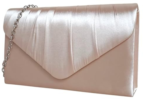 fi9® LADIES SATIN PARTY PROM BRIDAL EVENING CLUTCH HAND BAG PURSE HANDBAG