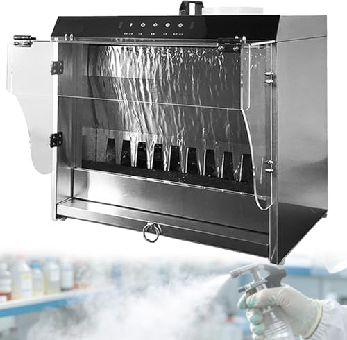 Pvxa Cabina De Pintura con AeróGrafo Y Sistemas De ExtraccióN En Cascada, Cabina De Pintura Inteligente con Cortina De Agua, Caudal De SuccióN MáXimo De 1480 M³/H, Deflector De Polvo