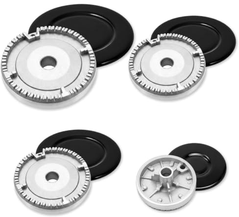 8 Pcs Gas Hob Cover for 4-Burner Gas Cookers, Stove Tops for SABAF-Style