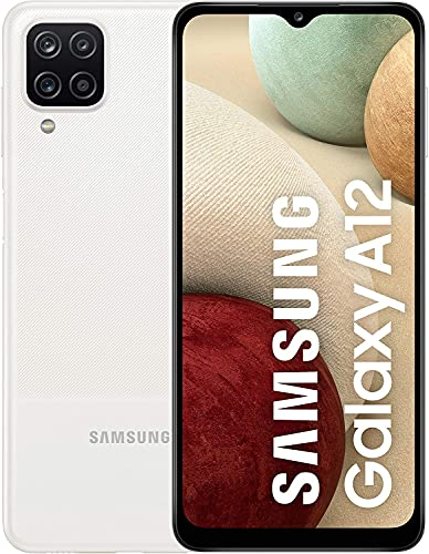 SAMSUNG Galaxy A12 - Smartphone 64GB, 4GB RAM, Dual Sim, White