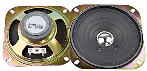 Wnuanjun 2pcs 4 Pollici Portatile Audio Altoparlanti Colonna Full Range Music Sound Speaker 8 Ohm 5 W Altoparlante Fai da Te for Home Theater. (Taglia : 4 inch)