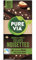 Pure Via Tablette Chocolat Noir & Éclats Noisettes à la stevia, sans sucre ajouté, Équitable 100g