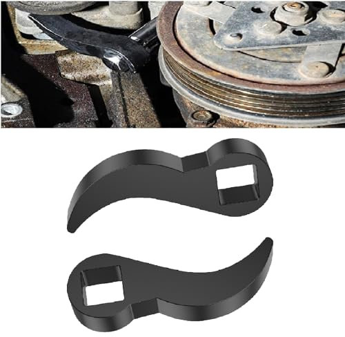 Lot de 2 têtes d'adaptateur de pied de biche - Tête d'adaptateur multifonction réglable - Adaptateur Crowbar - Outil de réparation de voiture - Pry Bar - Outils de réparation pour les espaces