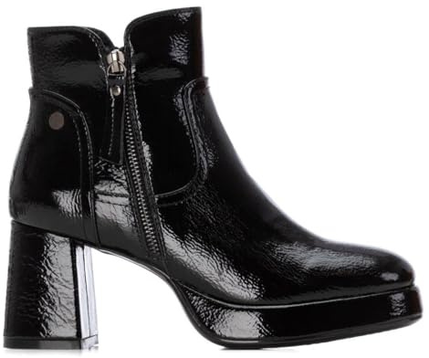 XTI - Botín Mujer Negro - Calzado Cómodo y Versátil - Moda casual - Modelo 14427201 (Talla 38)