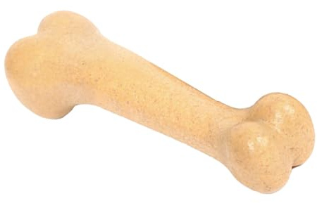 Generic Hundtuggande Leksak Aggressiva Chewers Naturlig Tandrengöring Hjälper Till Att Minska Tandsten för Medelstora Raser 18 Cm (Gul)
