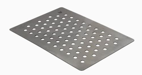 STERNGUARD PACK OF 2 Rustproof 1mm Stainless Steel Swirl Drain Covers @280x200mm