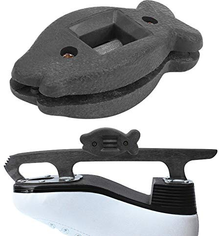 RiToEasysports Affilacoltelli per Pattini da Ghiaccio Affilatrice per coltelli a Sfera Affilacoltelli per Skateboard Grindstone Grinding Tool(Nero) Affila Lame Pattini