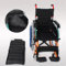 Fracture Rehabilitation Rollstuhl Falten Aluminium Alloy Kinderstuhl Doppelkissen für Winter und Sommer und Kinder Leichtbau,30CM seat Width