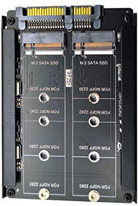 chenyang M.2 NGFF SATA SSD 2 in 1 JBOD Bridge 2,5 Zoll HDD Laufwerkgehäuse Adapter unterstützt 2230/2242/2260/2280MM