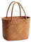 F Fityle Korbtaschen Damen Geflochten, Einkaufskorb Geflochten Strandtasche, Markttasche Geflochten, Einkaufstasche Geflochten Klein, Woven Summer Handbag für Wandern, Reisen, Einkaufen