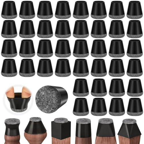 Auauraintt 40 Piezas Protector Patas Sillas Silicona