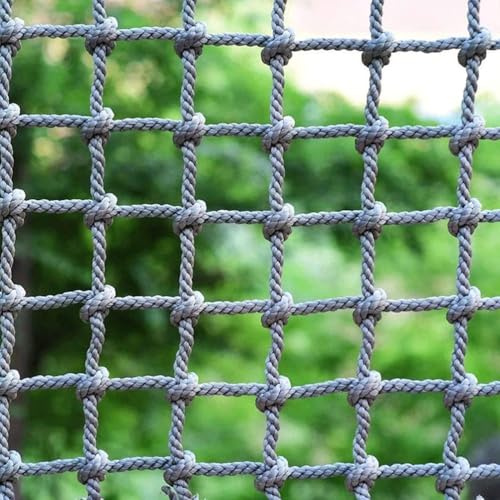 Red de escalada para niños para parque infantil, escalera de cuerda de carga resistente, red de escalada al aire libre de 1,5 m x 4 m para patio trasero, pista de obstáculos y seguridad en el balcón