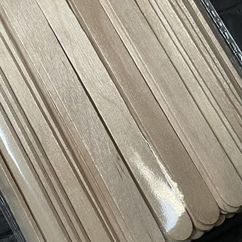 1Buy UK 100 Wooden Plant Marker Sticks Seed Labels Seedling Tags Craft Lolly Sticks Wood