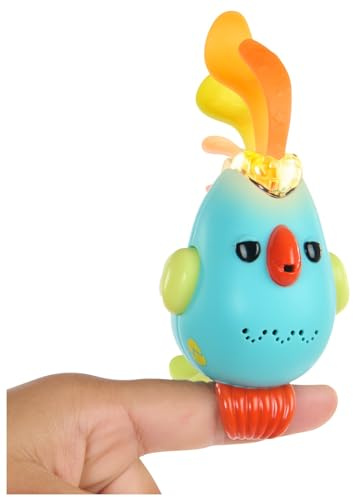 Fingerlings Sweet Tweets Interactive Bird: Lionel, Record & Play Secret Messages, 40+ Sounds & Reactions, Blue