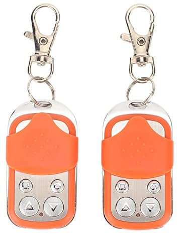 Telecomando Universale Per Apriporta Garage 433,92 Mhz, Duplicatore Telecomando Universale Per Chiave Wireless da 2 Pezzi Per Apricancello Automatico