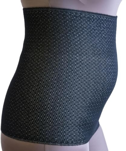 BODYPERFECT Faja Lumbar Hombre Muje Trabajo de Lana Reductora Cinturón Pancera Banda Térmica de Cintura Made in Italy M