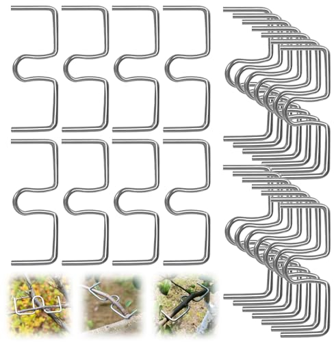 Esparcidor de Ramas En Forma de M, 25 Piezas Extractor de Ramas, Extractor de Ramas de Árbol Frutal, Esparcidor de Ramas de Alambre Reutilizable para Ramas de Jardín, Herramienta de Flexión de Ramas